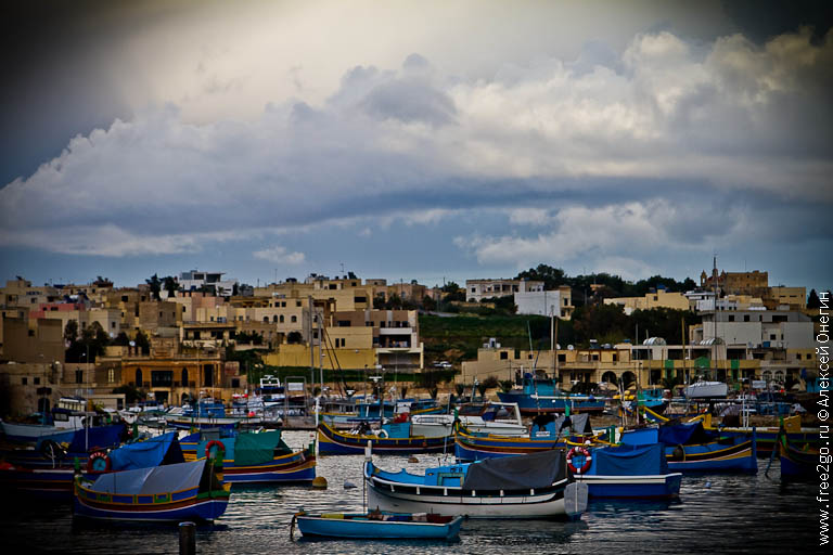 Рыбацкая деревня Марсашлокк - Мальта фото