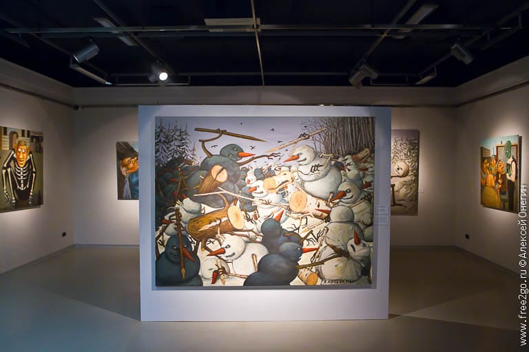 Выставка картин Н. Копейкина - Санкт-Петербург.