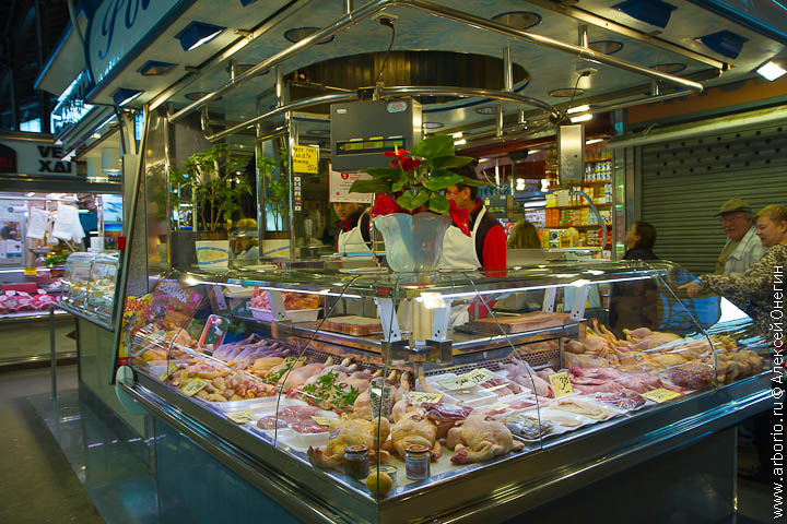 Рынок La Boqueria - Барселона, Испания фото