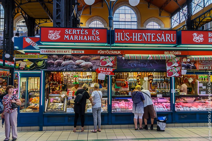 Центральный рынок Будапешта фото