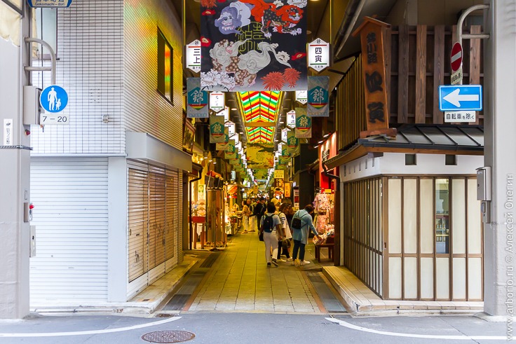 Рынок Нисики в Киото фото