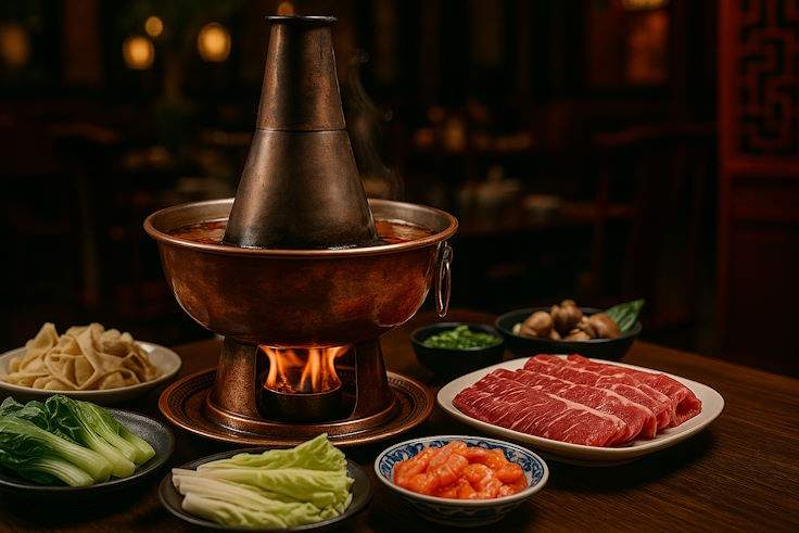 Китайское фондю Китайский самовар хого