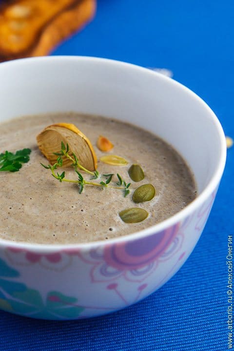 Вариант 2: Классический рецепт грибного крем-супа