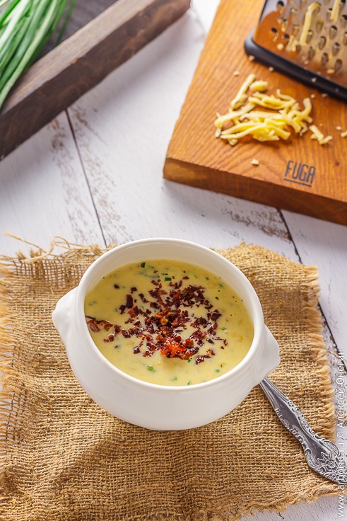 Сырный суп классический рецепт с фото