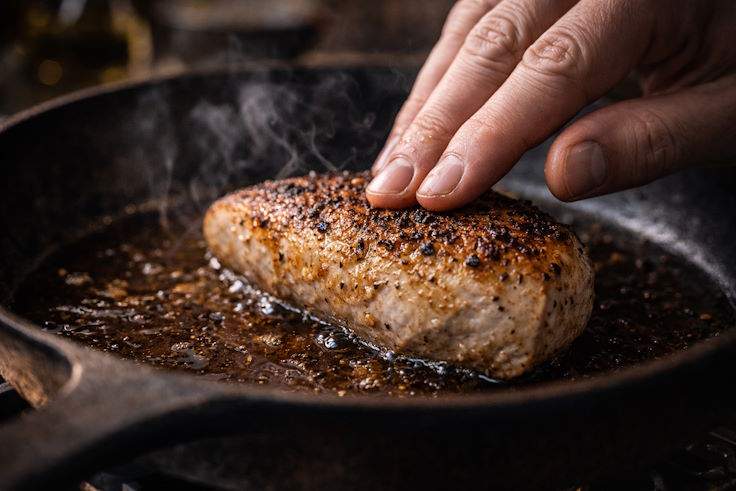 Как понять готовность мяса на ощупь: проверка мягкости и упругости Как проверить готовность мяса на ощупь: мягкость, упругость и почему этот способ неточен